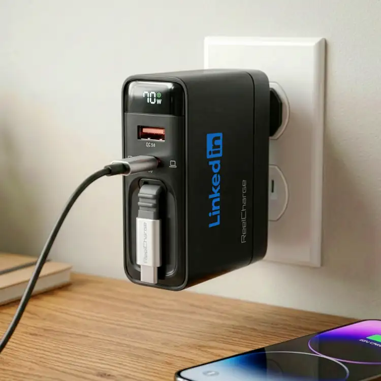 Chargeur mural ReelCharge 70 W avec écran #6