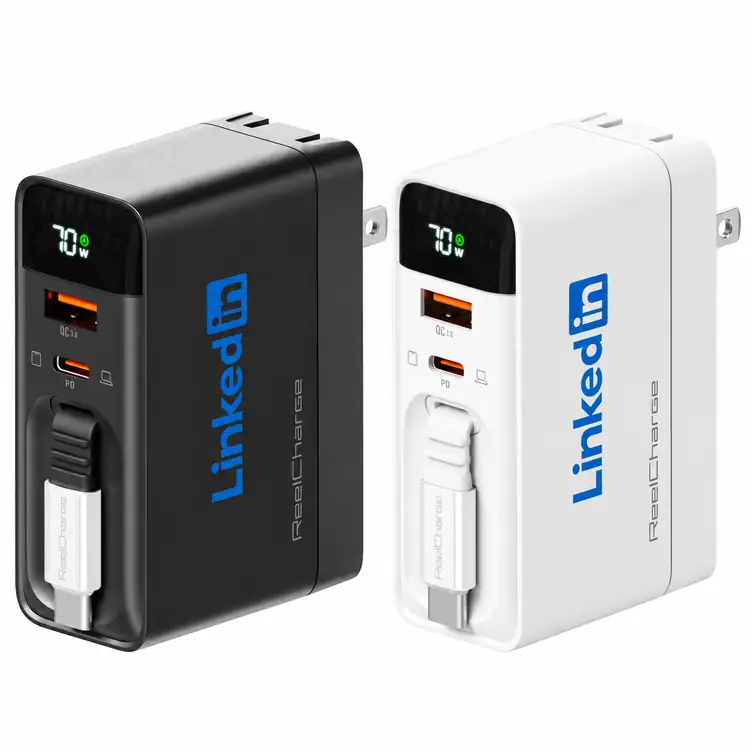 Chargeur mural ReelCharge 70 W avec écran