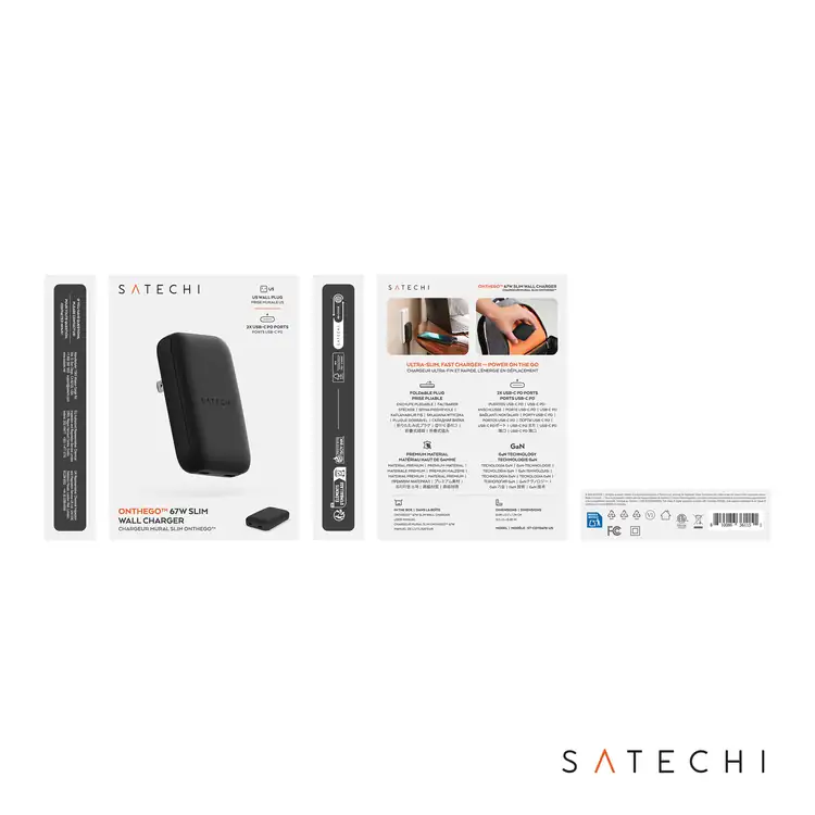 SATECHI OntheGo Slim GaN Wall Charger 67W #11