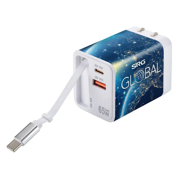 Chargeur mural pliable 65 W à câble USB-C intégré #3