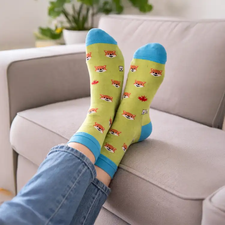 Factory Direct Woven Dress Socks #8