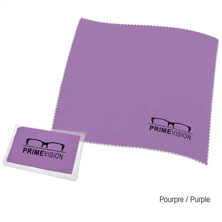 Chiffon à lunettes en microfibre avec tampographie
