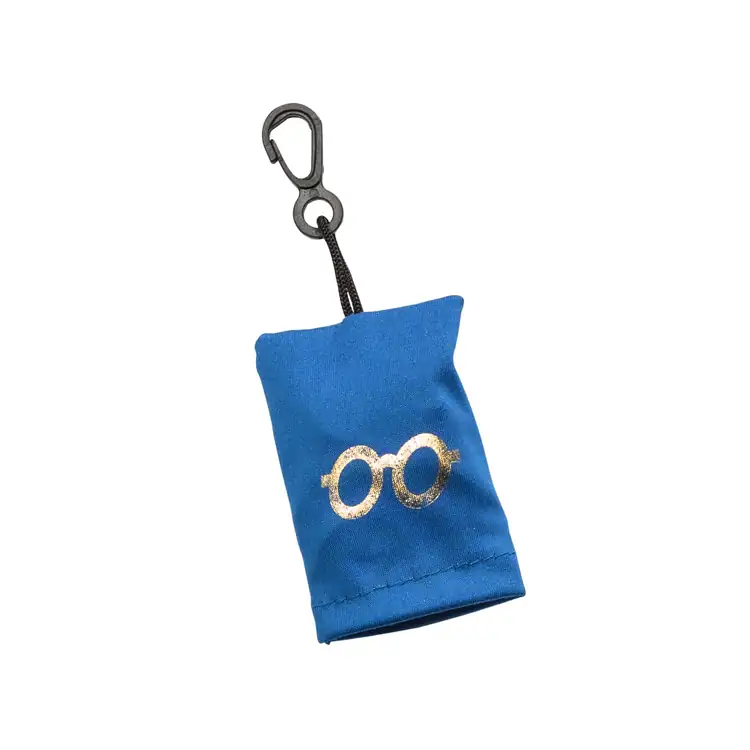 Chiffon de nettoyage en microfibre 5 x 5 pouces avec pochette et attache #2
