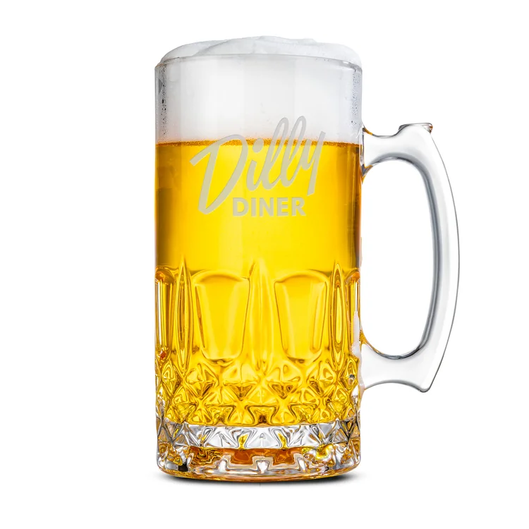 Bierfaust Beer Stein 33 oz - Deep Etch