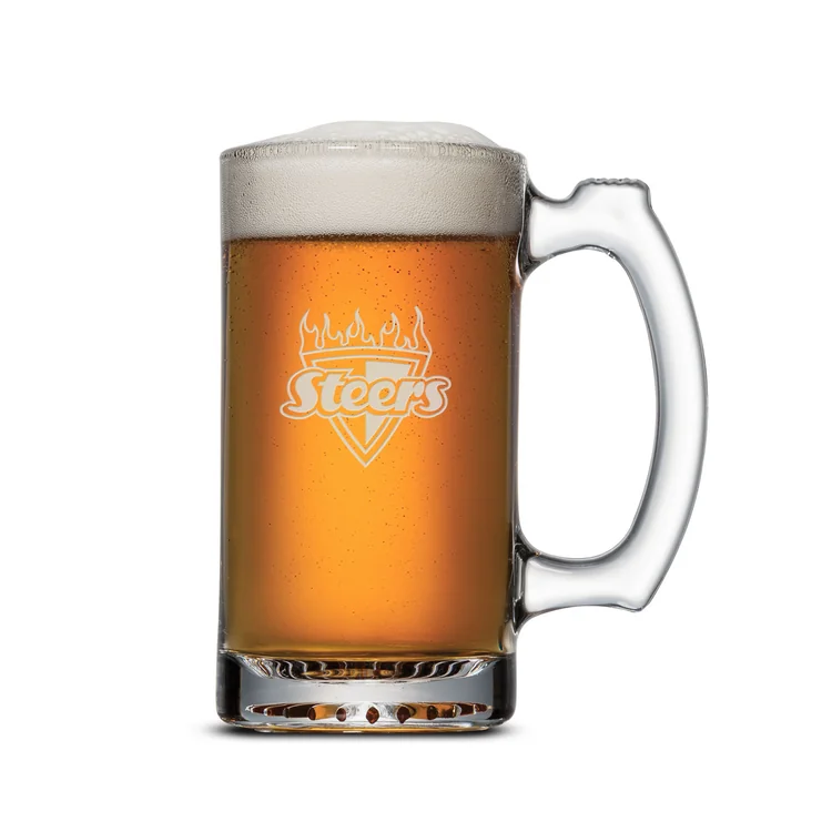 Columbus Beer Stein 12 oz - Deep Etch
