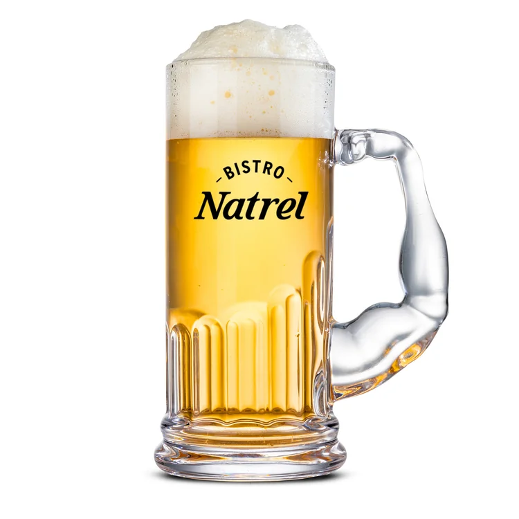Muscle Man Beer Stein 16 oz - Imprinted