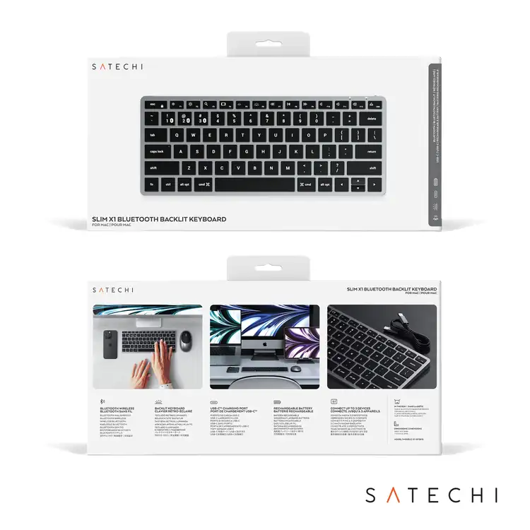 Clavier Bluetooth rétroéclairé SATECHI Slim X1 #8