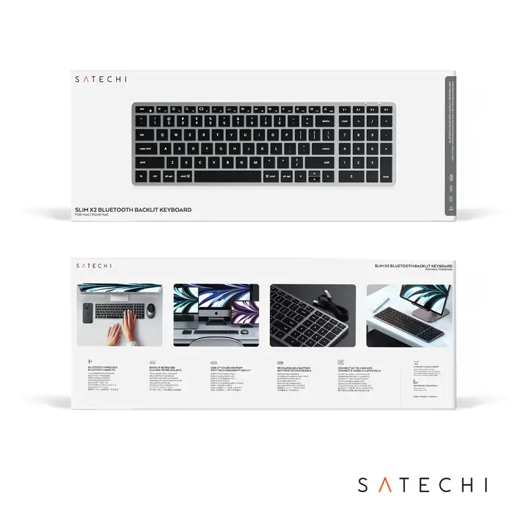 SATECHI Slim X2 Backlit Bluetooth Keyboard #6
