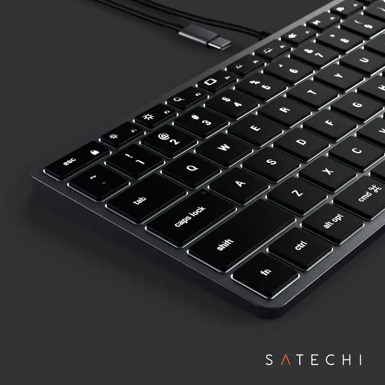 SATECHI Slim W1 Backlit USB-C Wired Keyboard #3