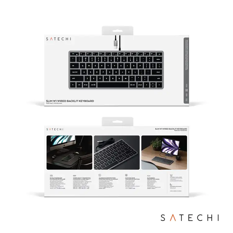SATECHI Slim W1 Backlit USB-C Wired Keyboard #4