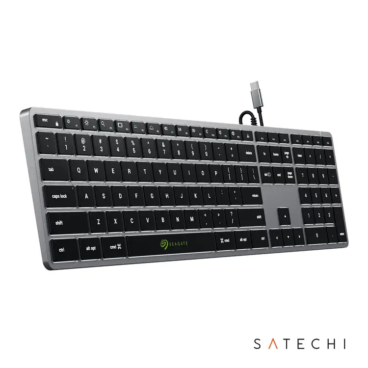 SATECHI Slim W3 Backlit USB-C Wired Keyboard #2