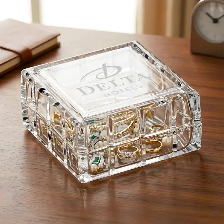 Monticello Trinket Box Deep Etch #2