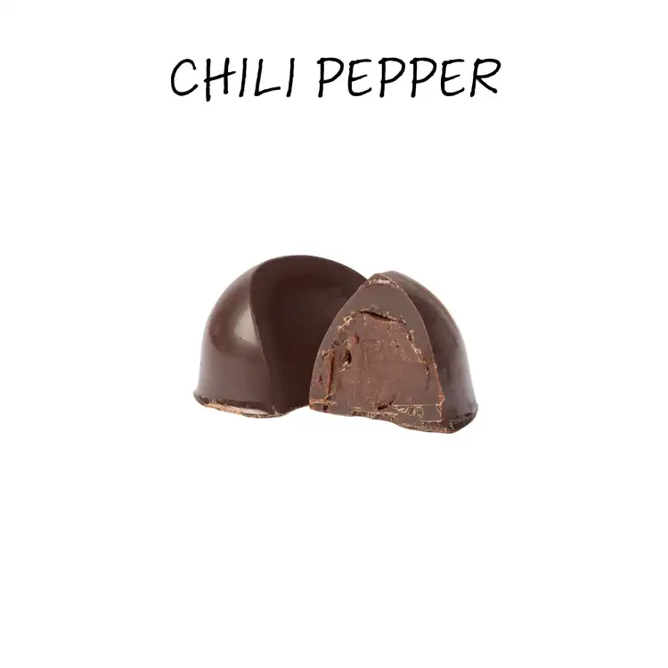 Coffret à deux étages de chocolats et truffes avec couvercle noir #12