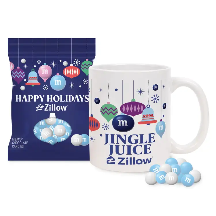 Coffret avec tasse 11 oz et M&M'S aux couleurs choisies