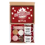 Coffret bar à chocolat chaud avec 2 tasses de camping