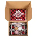 Coffret bar à chocolat chaud avec 4 tasses de camping