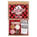 Coffret bar à chocolat chaud et garnitures