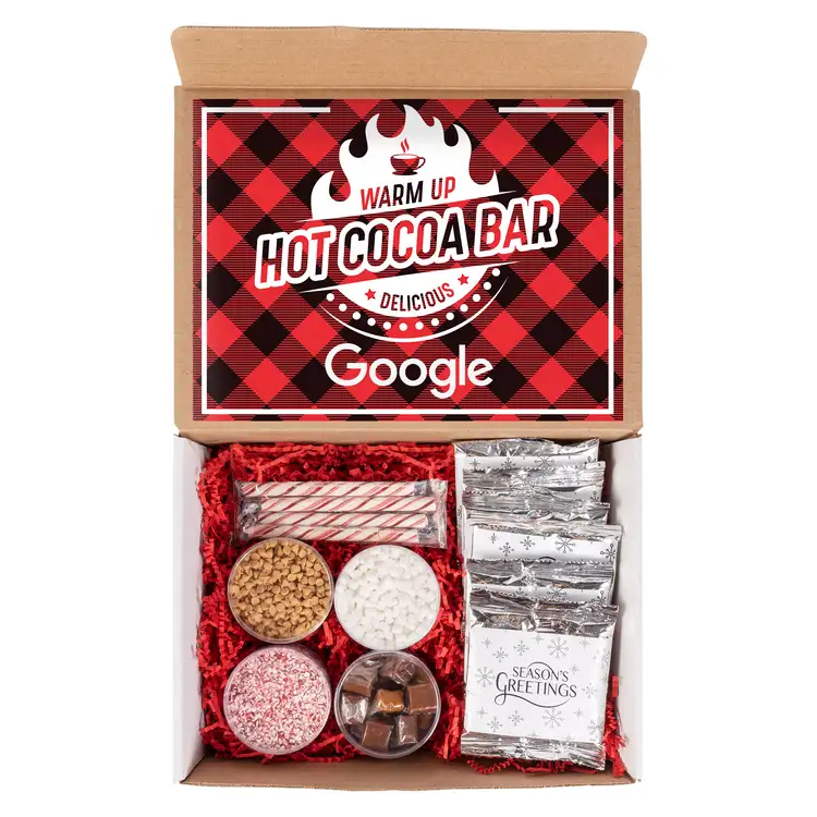 Hot cocoa and toppings bar kit