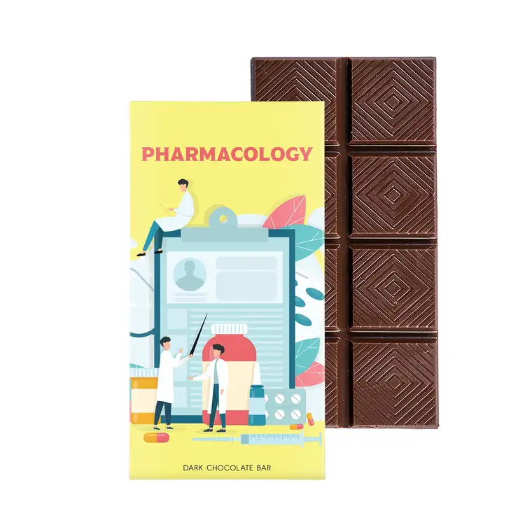 3 oz. Chocolate Bar Bookcase Box #18