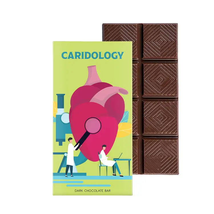 3 oz. Chocolate Bar Bookcase Box #20