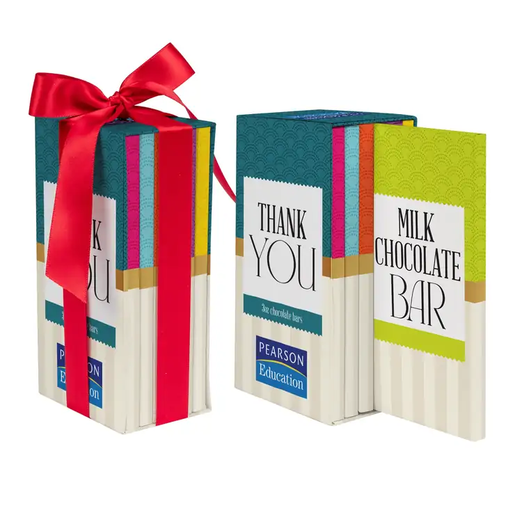 3 oz. Chocolate Bar Bookcase Box #24