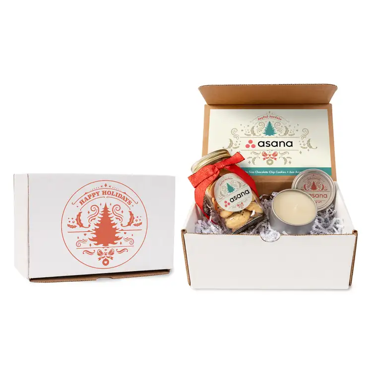 Mason Jar Cookies and Candle Gift Set