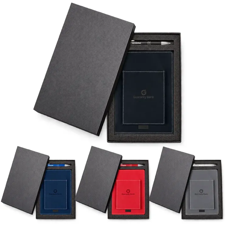 Eccolo Austin Journal and Clicker Pen Gift Set