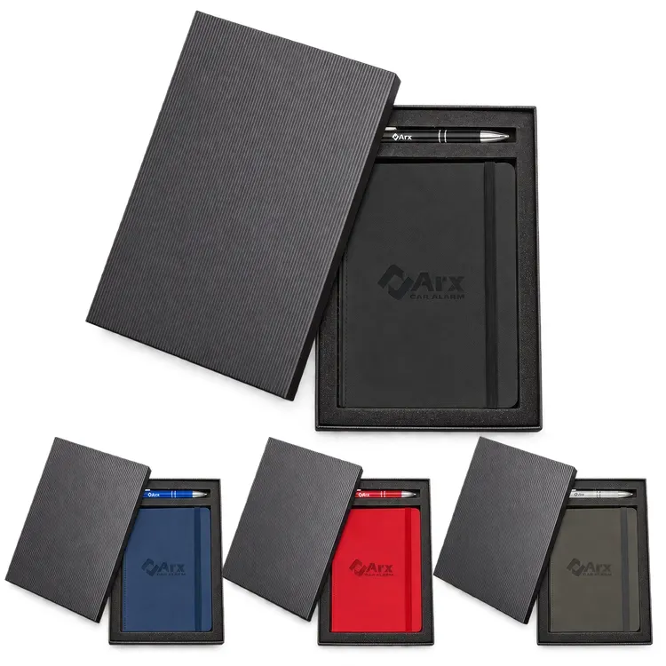 Eccolo Memphis Journal and Clicker Pen Gift Set