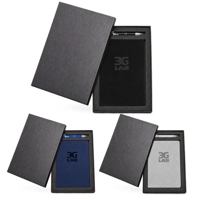 Eccolo Solo Journal and Clicker Pen Gift Set