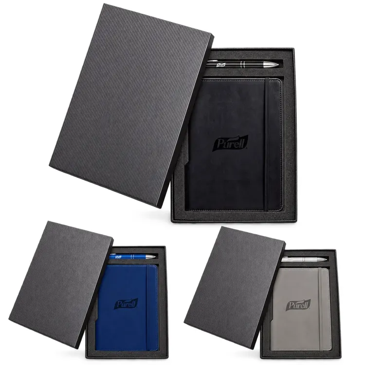 Eccolo Tempo Journal and Clicker Pen Gift Set