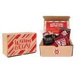 Coffret chaleur et douceur avec tasse, chaussettes et biscuits