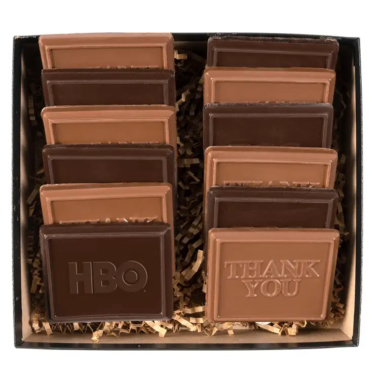 Coffret de 12 biscuits chocolatés à couvercle multicolore #3