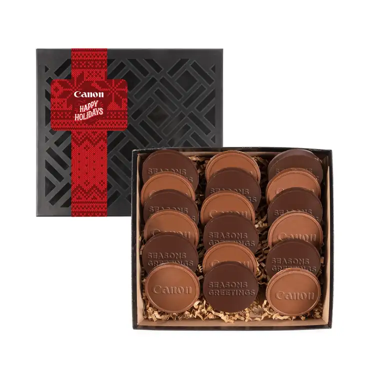 Coffret de 18 biscuits chocolatés avec bande multicolore #2