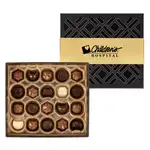 Coffret de 20 truffes avec bande dorée