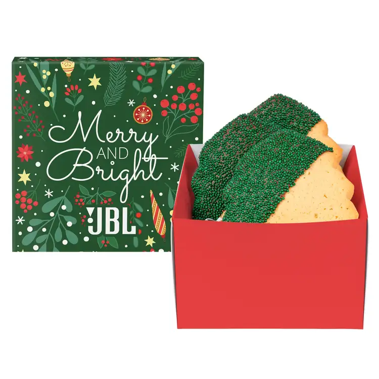 3 Pack Christmas Tree Cookies in Full Color Gift Box #2