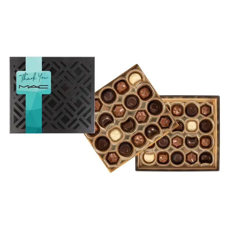 40 Truffle Gift Box with Square Full Colour Band #3