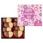 Chocolate Dipped Heart Cookie in Gift Box