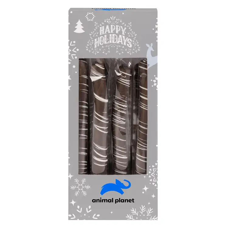 Coffret de bâtonnets de bretzel au chocolat noir et filet blanc #4