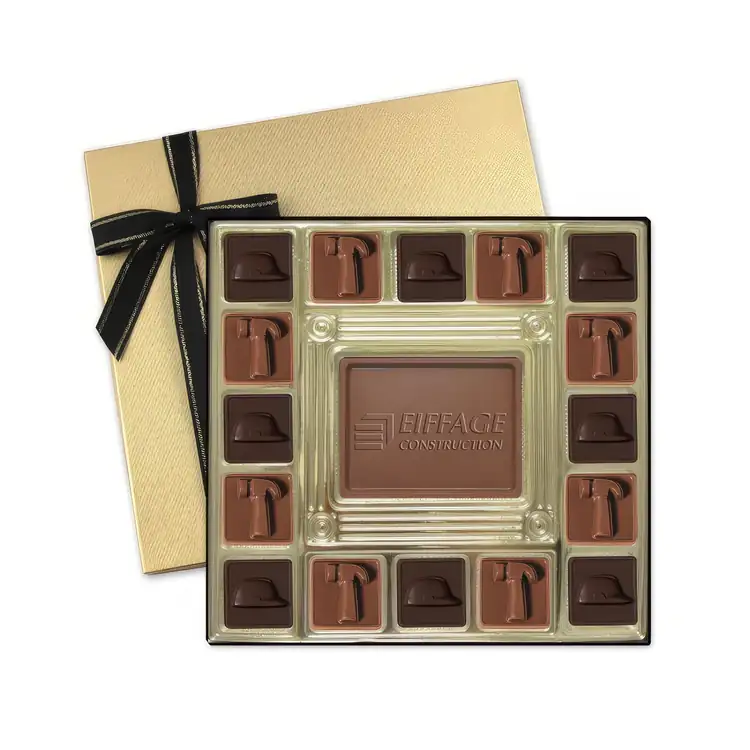 Coffret de carrés de chocolat personnalisés de 13-1/2 oz #2