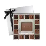 Coffret de carrés de chocolat personnalisés de 13-1/2 oz