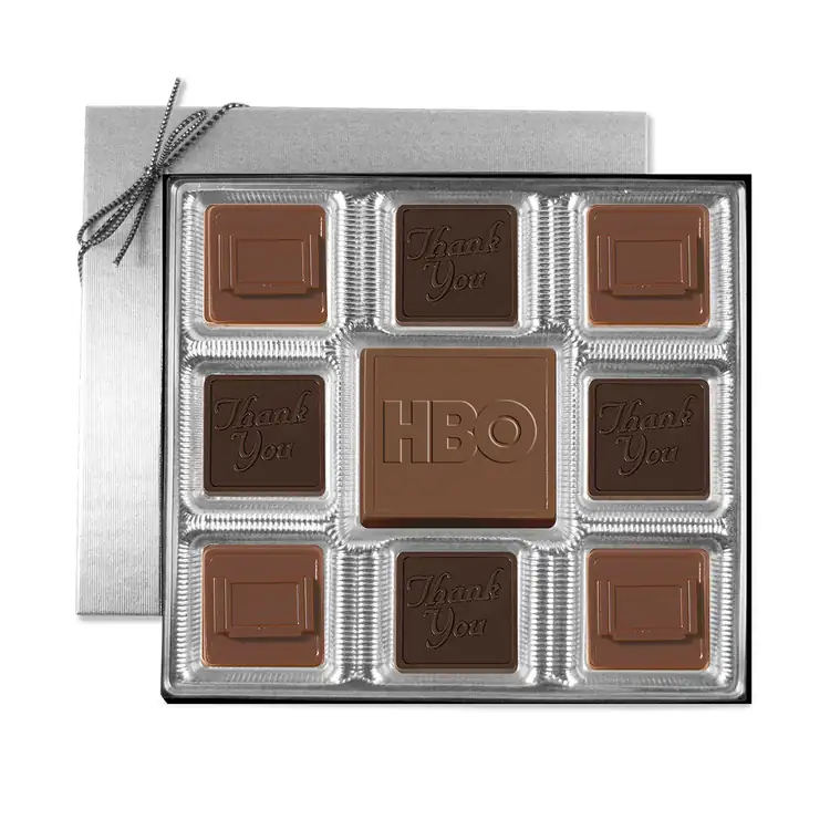 Custom Chocolate Squares Gift Box (6 oz.) #2