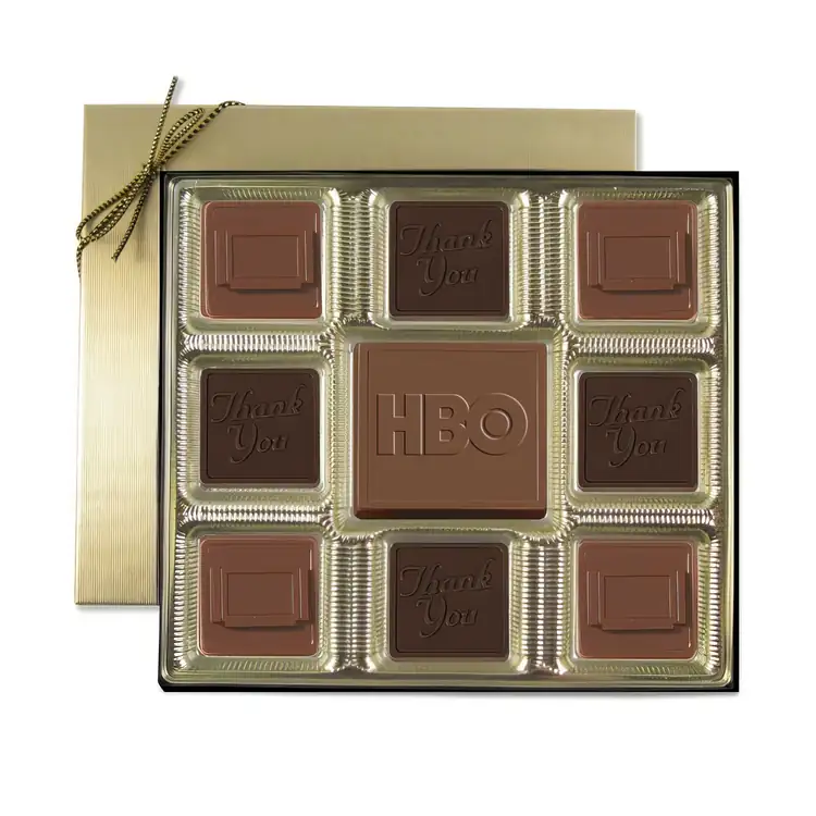Custom Chocolate Squares Gift Box (6 oz.) #3