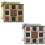 Coffret de carrés de chocolat personnalisés de 6 oz