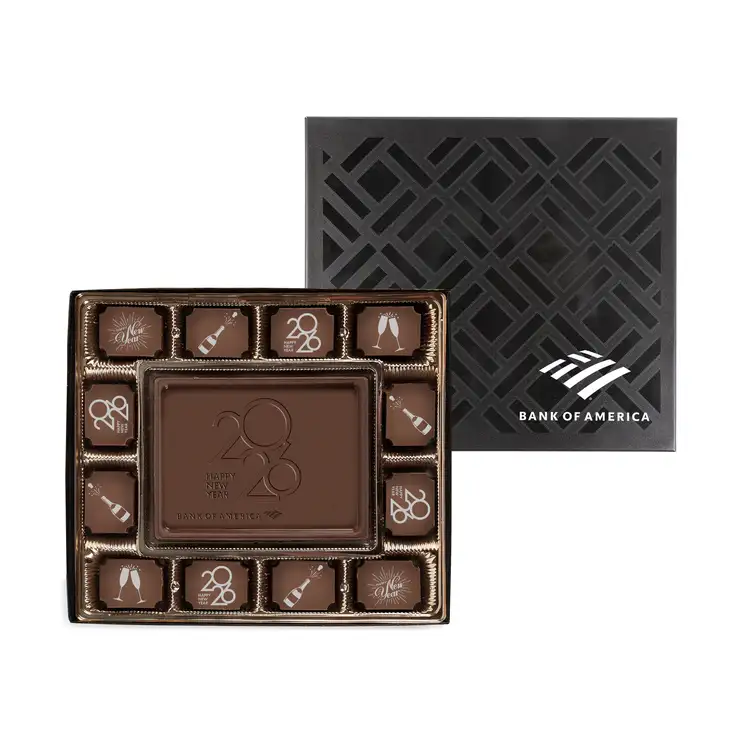 Coffret de chocolat pour le Nouvel An
