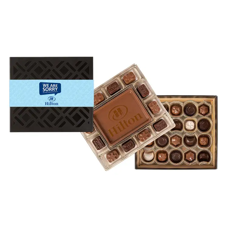 Custom Chocolate Gift Box with Gourmet Truffles & Belly Band #3