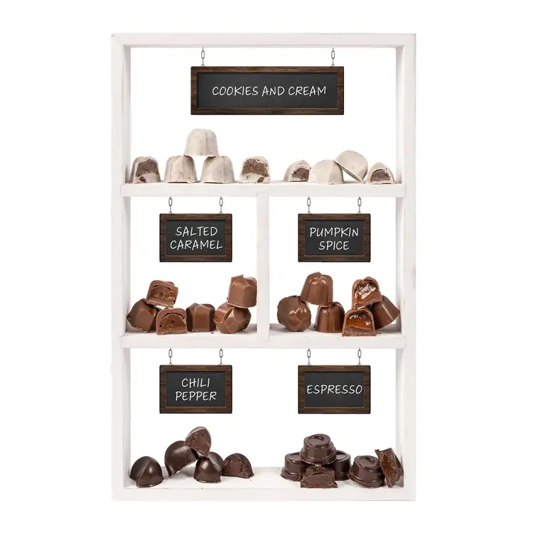 Coffret de chocolats et truffes avec couvercle multicolore #5