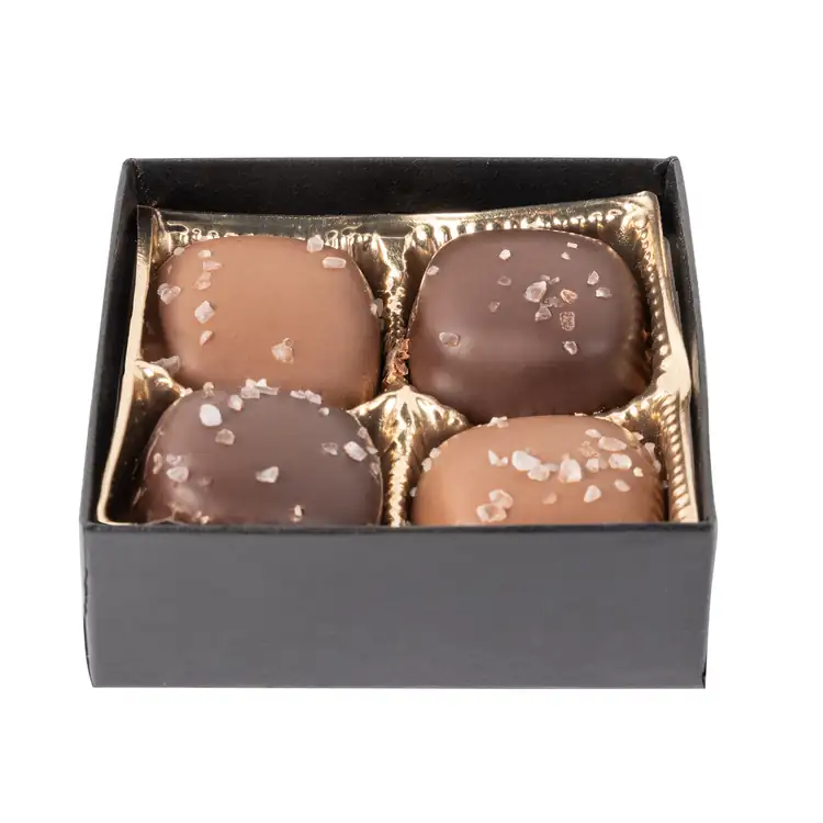 Coffret de quatre caramels au sel marin #2