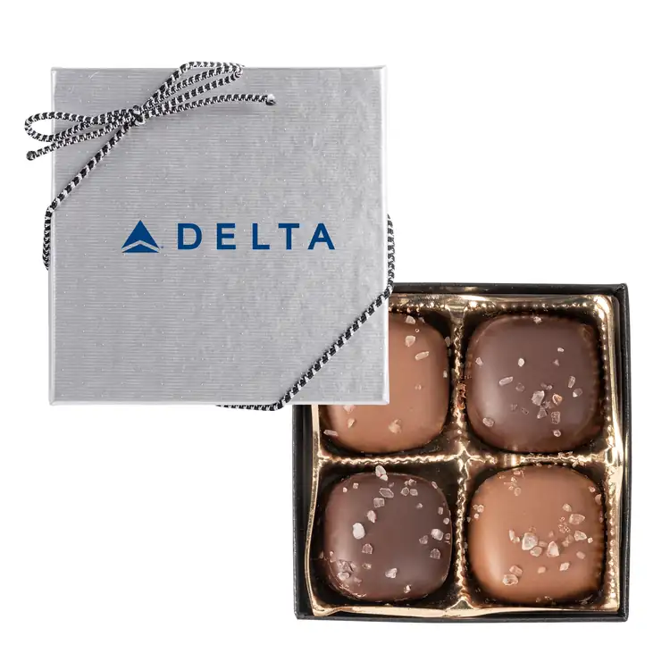 Coffret de quatre caramels au sel marin #5