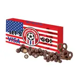 Coffret de quatre collations chocolatées pour le soccer