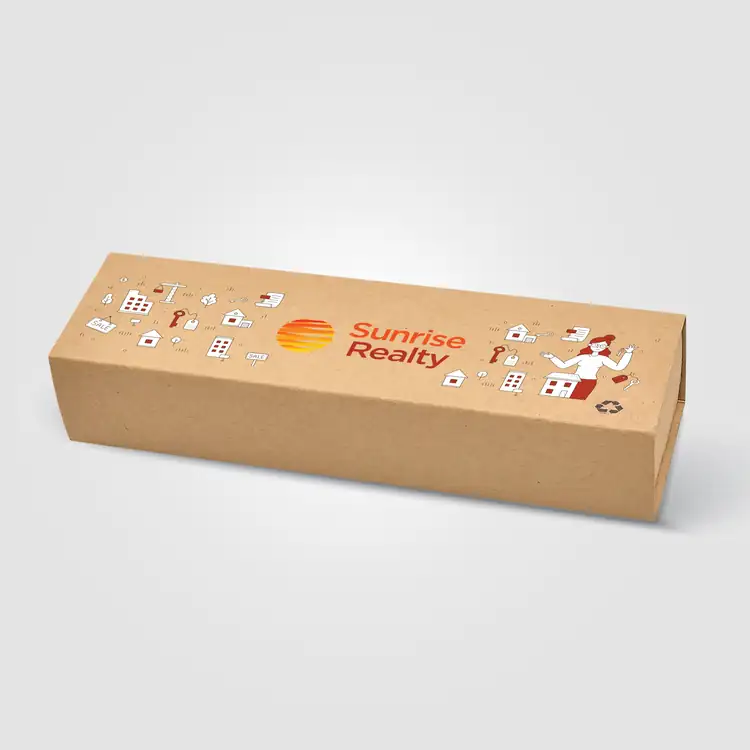 York Recycled Plastic Bronze Trim Pen Gift Set with Printed Box #10